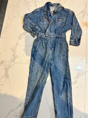 ZARA 데님 올인원 작업복