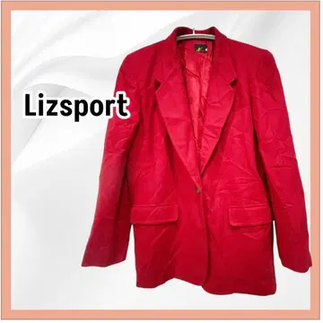 Lizsport 빨간색 테일러드 자켓 10