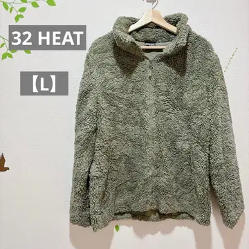 새상품급 32 HEAT [ L ] 플리스 자켓 올리브 그린 플리스