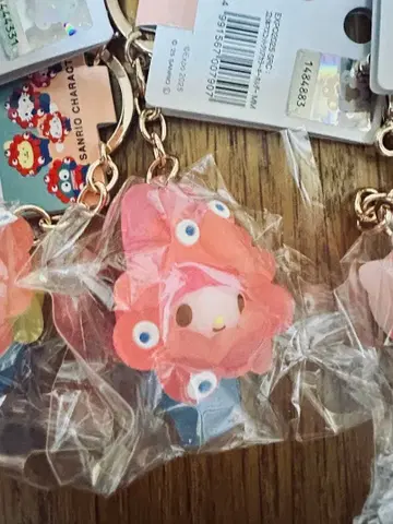 산리오미야쿠미야쿠 입체 키링 클리어 마이멜로디