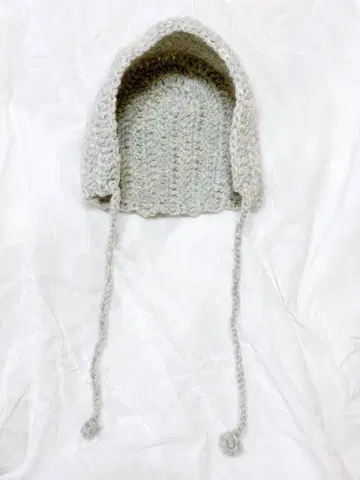 손뜨개질 모헤어 보닛(모자)