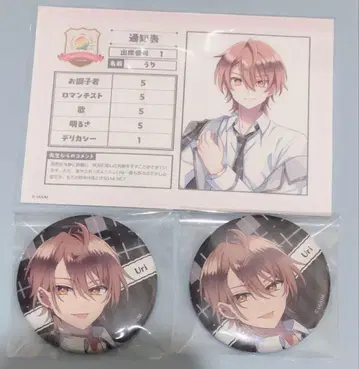 컬러풀 피치 우리 파라피치 2025 캔 배지 2개 브로마이드 1장