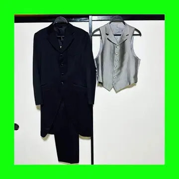 턱시도 수트 세트 L 사이즈 조절 기능 포함 블랙 포멀 예복 관혼상제