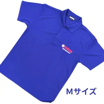 야마하 피케 셔츠 정품 YAMAHA 레이싱 블루 미사용 새상품 [ M ]