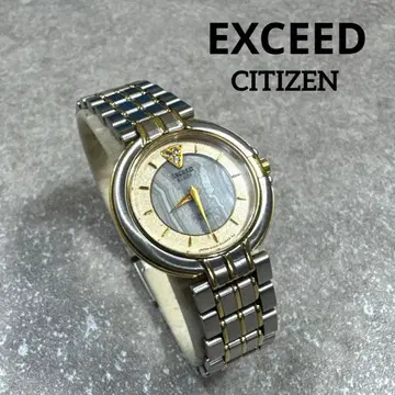 작동품 EXCEED CITIZEN 4422-E41251 아날로그 손목시계