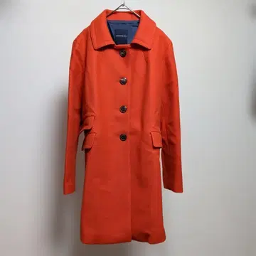 투모로우랜드 캐시미어 울 코트 오렌지 38 M