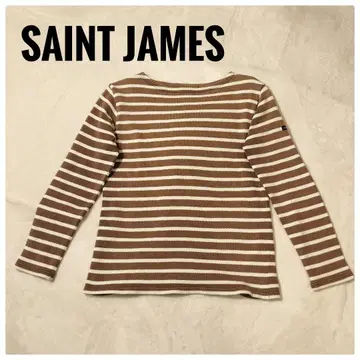 [ 새상품급 ] SAINT JAMES 세인트 제임스 긴팔 브라운 보더