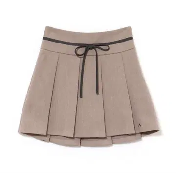 andmary Rain pleats mini skirt