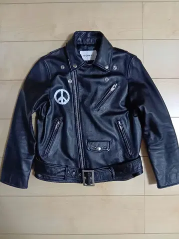 MOUSSY 라이더 자켓 블랙