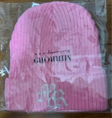 MIRROR9 미러나인 로고 비니 라이트 핑크 새상품