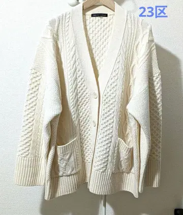 23구 울 캐시미어 가디건 38 사이즈