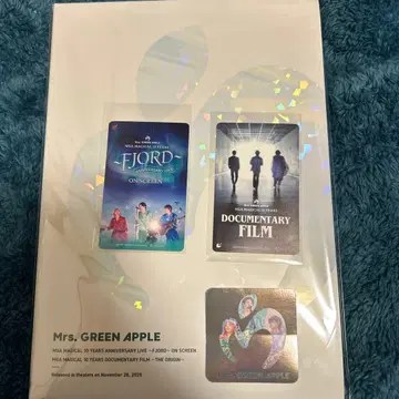 팜플렛 Mrs. GREEN APPLE DOCUMENTARY FILM