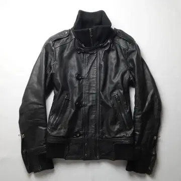 00s SHELLAC Cow Military Leather Jacket