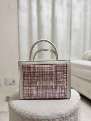 FURFUR 트위드 숄더백