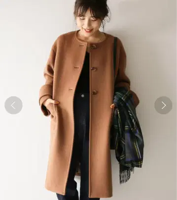 SPICK AND SPAN 브라운 롱 코트