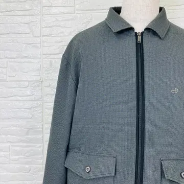 CROCODILE 크로커다일 와니 자수 블루종 자켓 그레이 2L