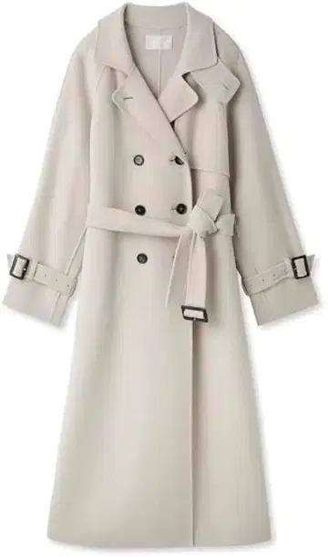 울 혼방 리버 트렌치코트