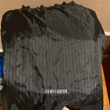 SHISHIKUI 블랙 스트라이프 백