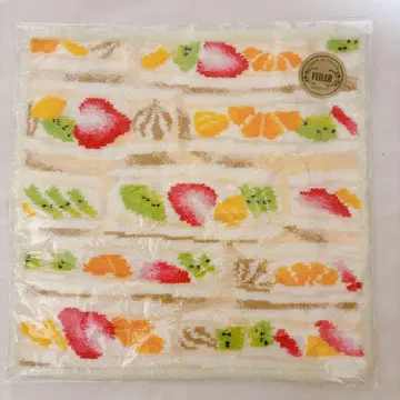 [ 미개봉 새상품 ] 러브러리 바이 페이러 손수건 후르츠 샌드