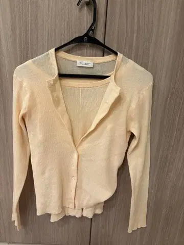 BEAUTY&YOUTH 가디건 반팔 상의 세트 앙상블