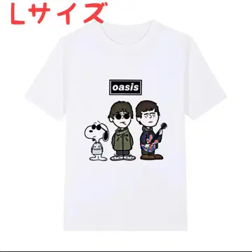 [새상품] L 사이즈 오아시스 oasis 티셔츠 밴드 티