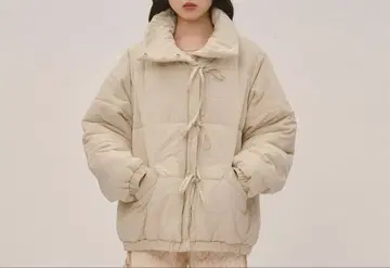 loin nuit 로완뉴이 리본 패딩 블루종