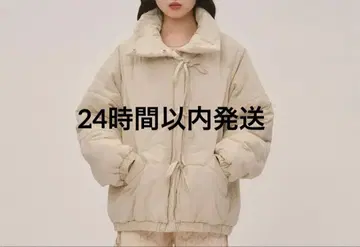 loin nuit 로완뉴이 리본 패딩 블루종