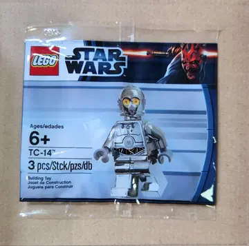 LEGO 스타 워즈 크롬 실버 TC-14 폴리백 120