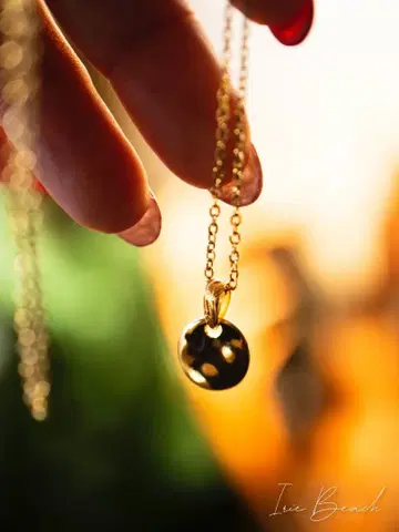 IRIEBEACH 써지컬 스테인리스 목걸이 골드 아이리비치