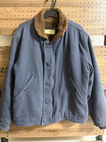 알파 밀리터리 자켓 플리스 카라 부착