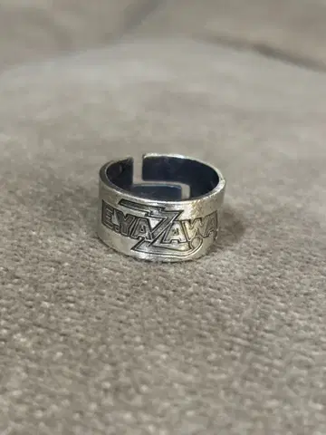 야자와 에이요시 YAZAWA 로고 반지 레어