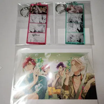 세라피 게임 아크릴 키링 2종 엽서 1장