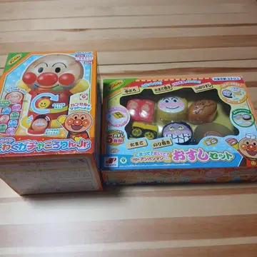 두근두근 가챠 굴러라 Jr. 세트 쥐고! 말고! 호빵맨 초밥 세트