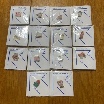 토요코인 지역별 GENKI 배지 핀 배지 14개 세트