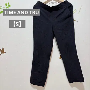 새상품급 TIME AND TRU [ S ] 캐주얼 팬츠 블랙 팬츠