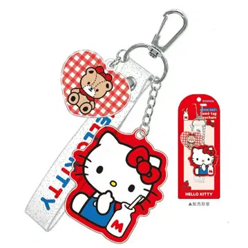 [ 미개봉 새상품 ] 헬로키티 스트랩 키링 라메 믹스 택