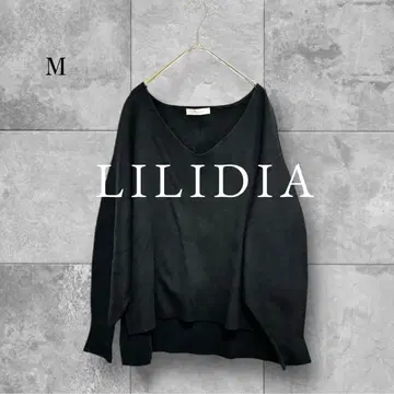 릴리디어 니트 루즈핏 모노톤 세련된 오피스 고급 캐주얼 M