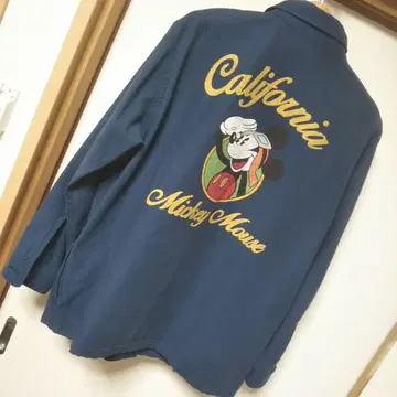 디즈니 미키마우스 자켓 밀리터리 셔츠 로데오 크라운