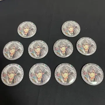 악마 집사와 검은 고양이 아쿠네코 3주년 캔뱃지 시로