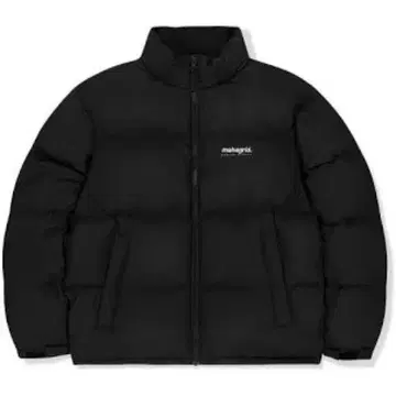 mahagrid 블랙 다운 자켓