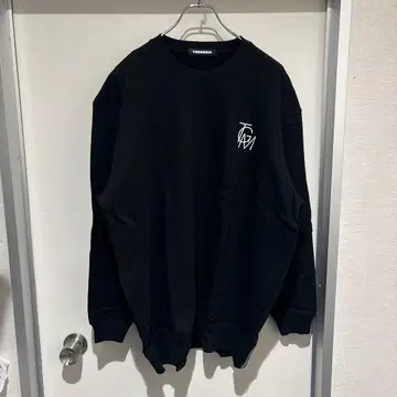 tangram 블랙 로고 크루넥 트레이닝복 XL