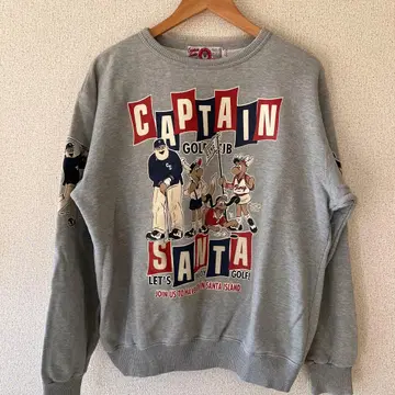 [ CAPTAIN SANT ] 그레이 맨투맨 M 사이즈