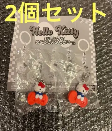 [ 새상품 미개봉 ] 헬로키티 아메리칸 디자인 메지루시 액세서리 리본2