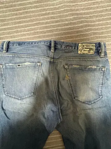 Volcom 라이트 블루 스트레이트 데님