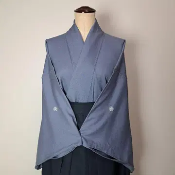 궁도 기모노 심사 삼중 문양