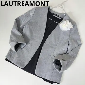 새상품급 LAUTREAMONT 로트레아몽 가젤 저리 자켓 면 혼방 40