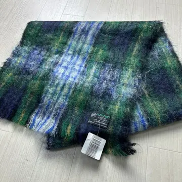 [ 새상품 ] GLEN TARFF 모헤어 혼방 대형 머플러 스코틀랜드제