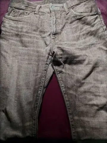 색바랜 브라운 스트레이트 데님 3