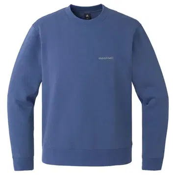 mont-bell 블루 스웨트 셔츠