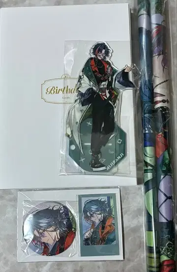 니지산지 카이세이 벌스데이 굿즈 아크릴 스탠드, 캔뱃지 등